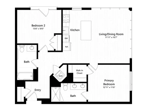 Floor plan B111