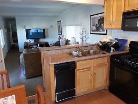 Kitchen into Living Room