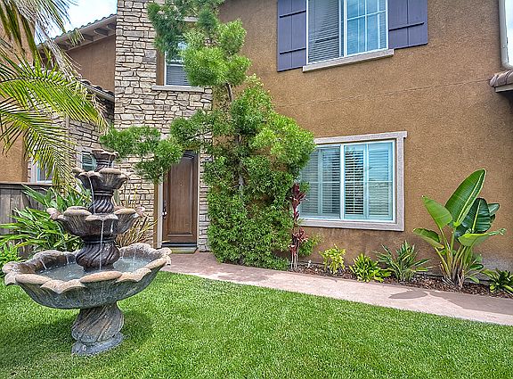 Fountain by entrance