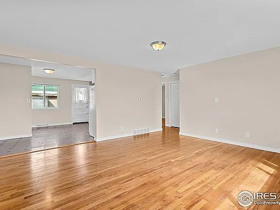 Living room to kitchen view