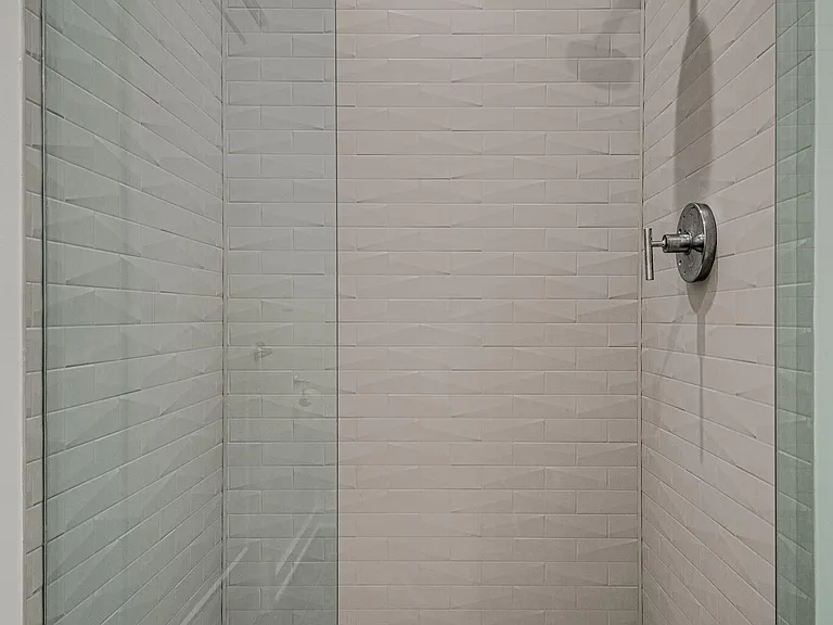 Large Walk In Glass Shower.