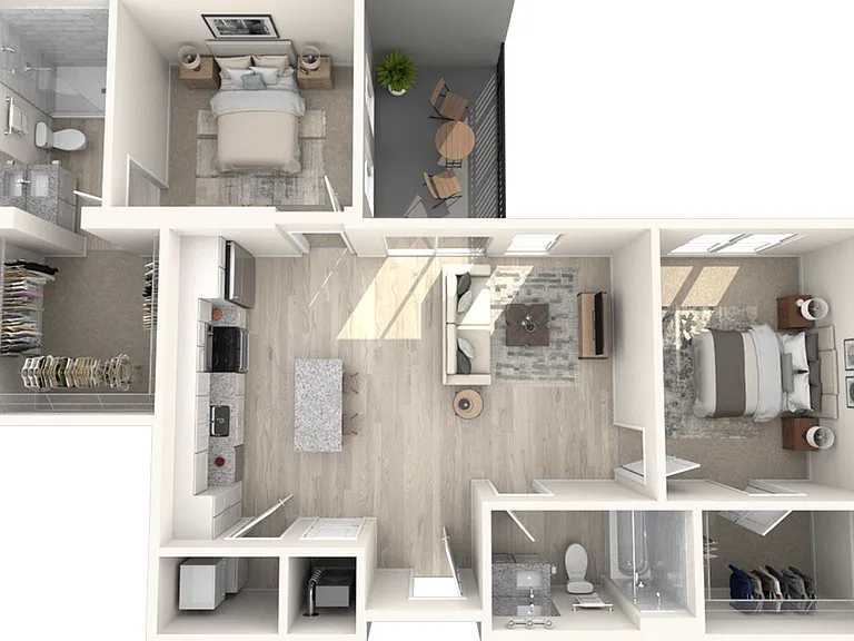 B3.0 | Two Bedroom, Two Bathroom B3.0 | Two Bedroom, Two Bathroom