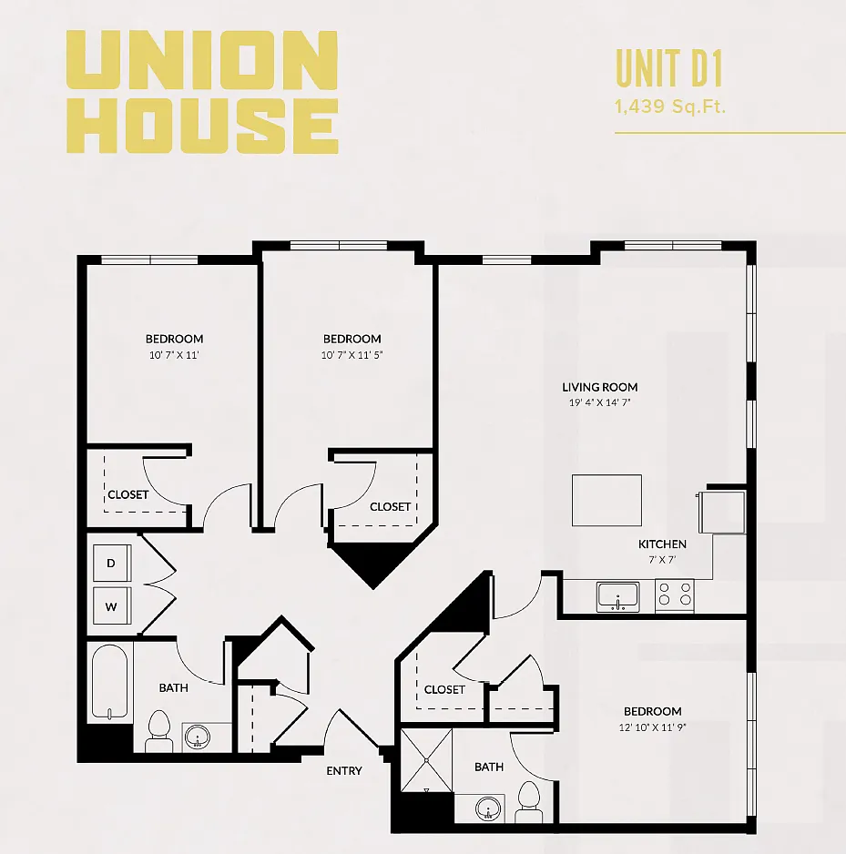 Floor plan D1