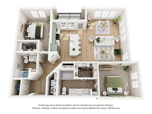 Floor plan B3