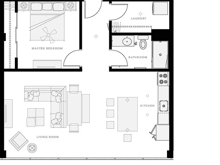 1 Bedroom 1 Bath 1 Bedroom 1 Bath