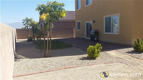 Backyard - grass, sprinklers and drip system