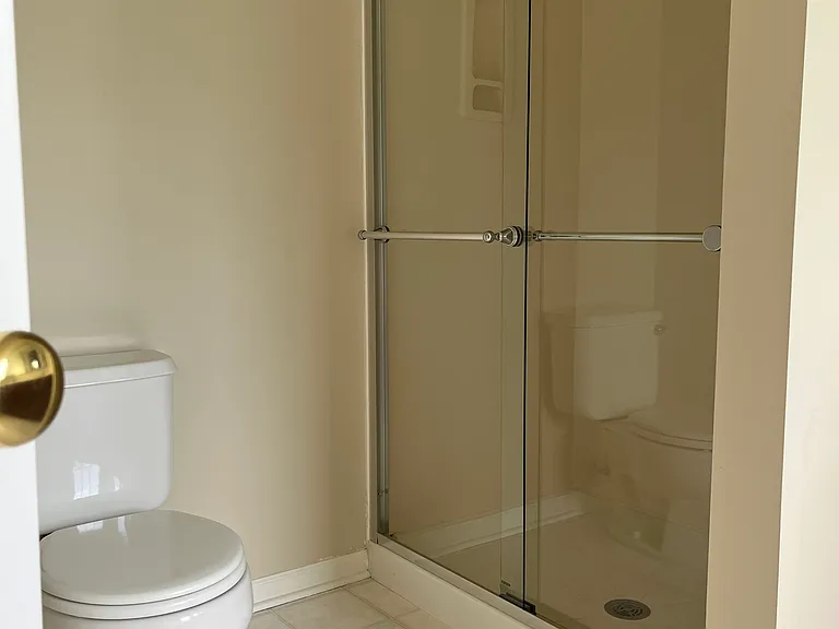 Shower in master bathroom