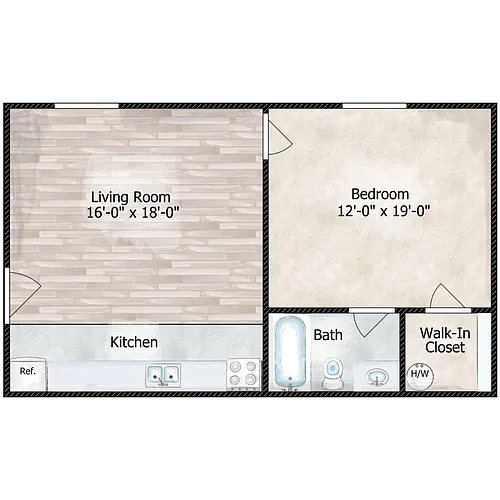 Floor plan The Wyatt
