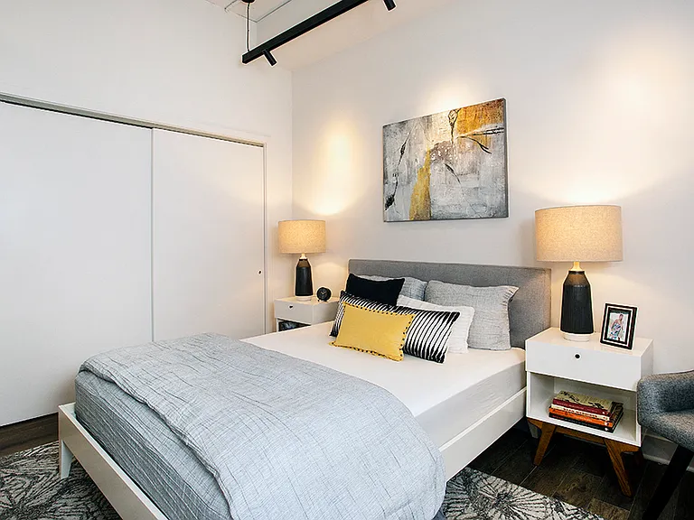 Second Bedroom in 307 with Track Lighting