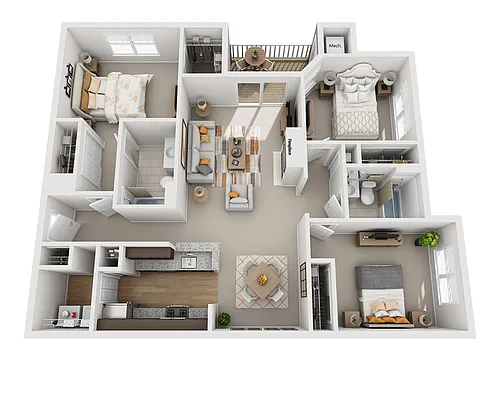 Floor plan Cypress Gardens (C2)