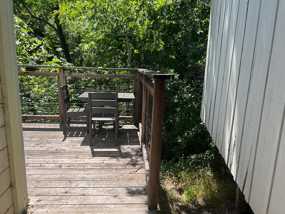 back deck on the creek