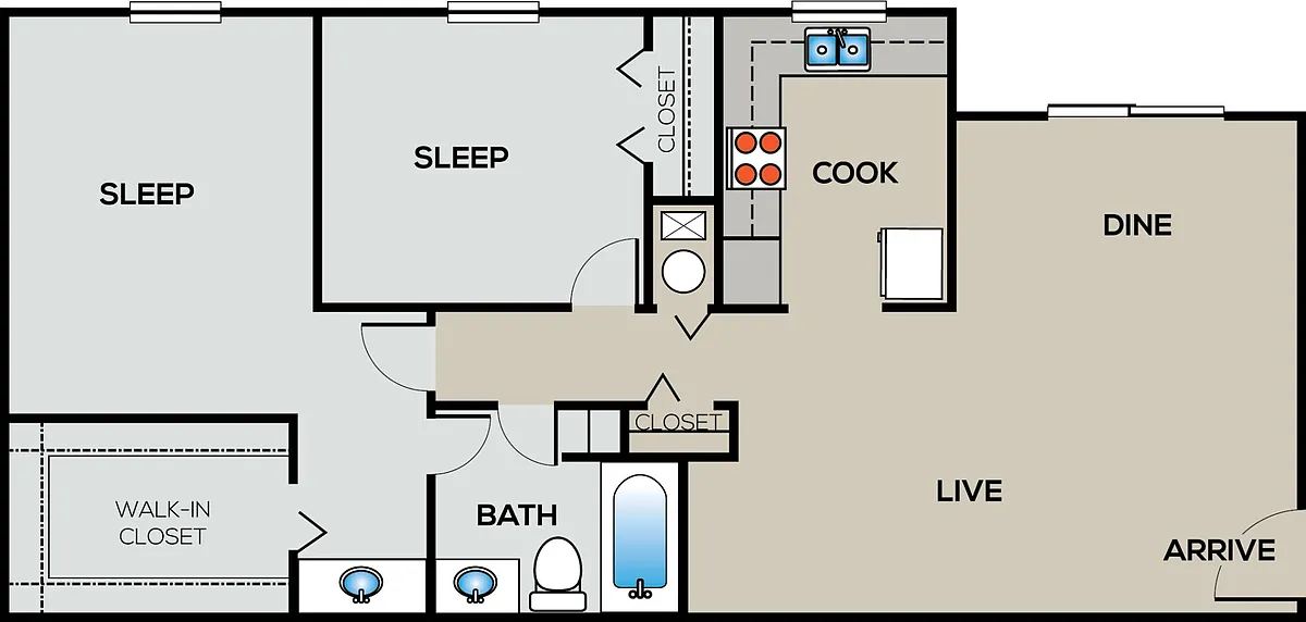 Floor plan B2R