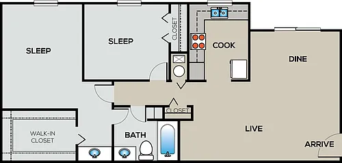 Floor plan B2R