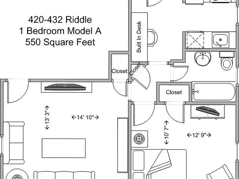 1br Near Uc, Daap & Hospitals | Prime Riddle Road Location — Photo 22