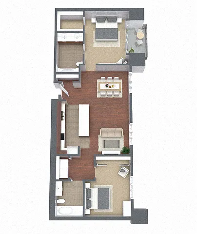 Floor plan 2C