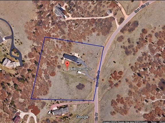 Rough outline of property