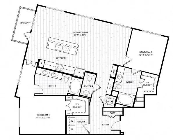 Floor plan B5-80