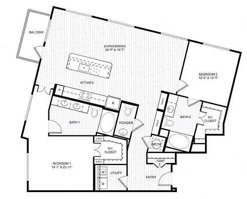 Floor plan B5-80