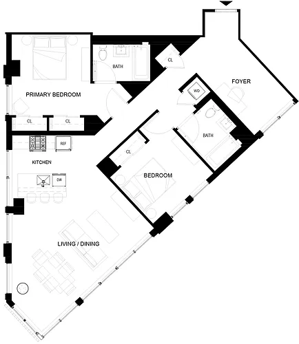 Floor plan 1102-PH2