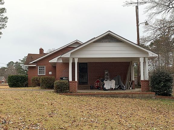 East side of house