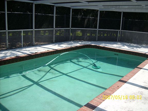 screened heated pool