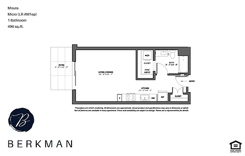 Floor plan Misura - Extended Patio