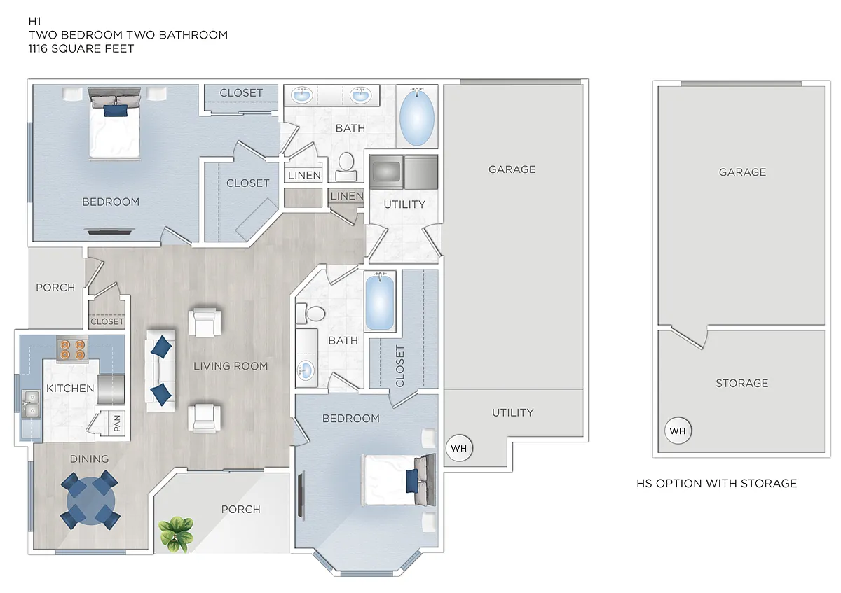 Floor plan H1/ H1S
