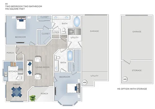 Floor plan H1/ H1S