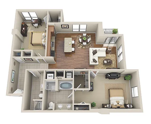 Floor plan B4