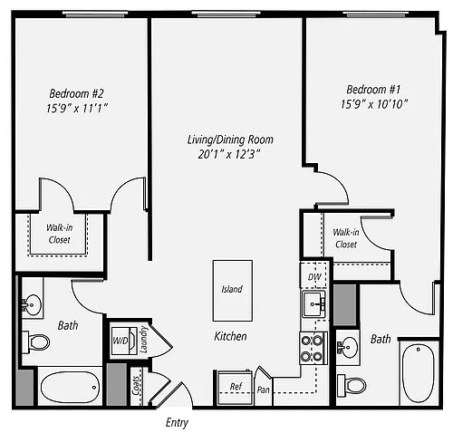 Floor plan B4-01-221