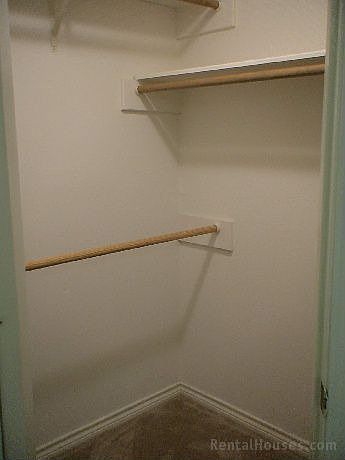 1 of 2 master closets