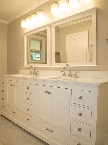 Upstairs master bathroom