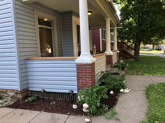Newly renovated porch during 2019. Interior portion to be completed in near future (installation of interior wrap around)