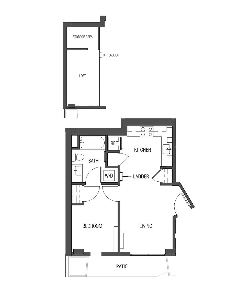 Floor plan 1X1 - A9