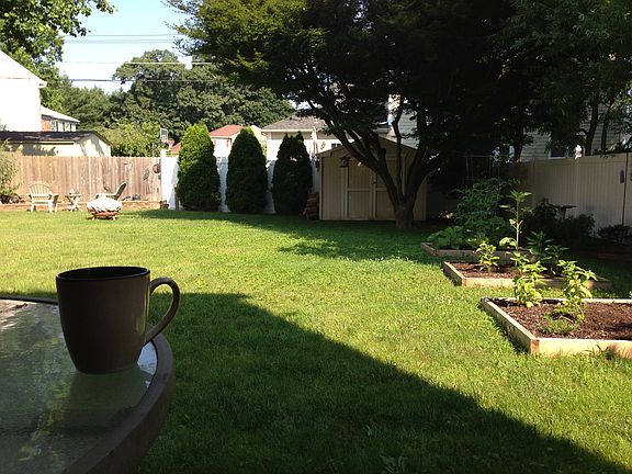 View of yard from patio