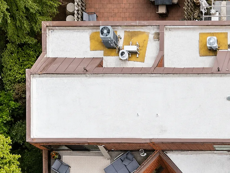 Aerial property view! Check out that roof top deck