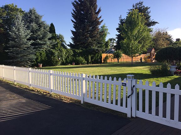 Fenced back yard