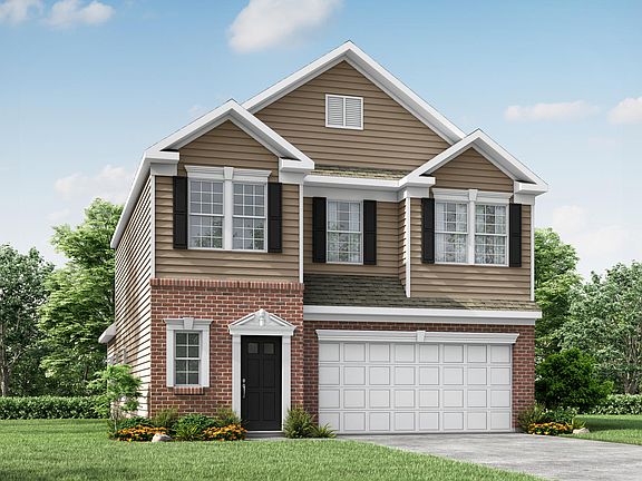 Elevation B Opt. Partial Brick Front