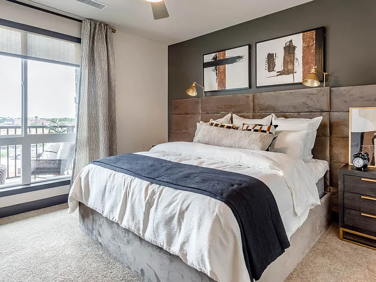 Carpeted Bedroom