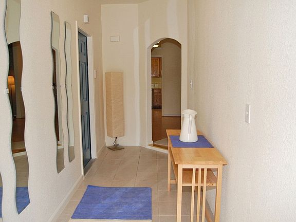 Entry with ceramic tile