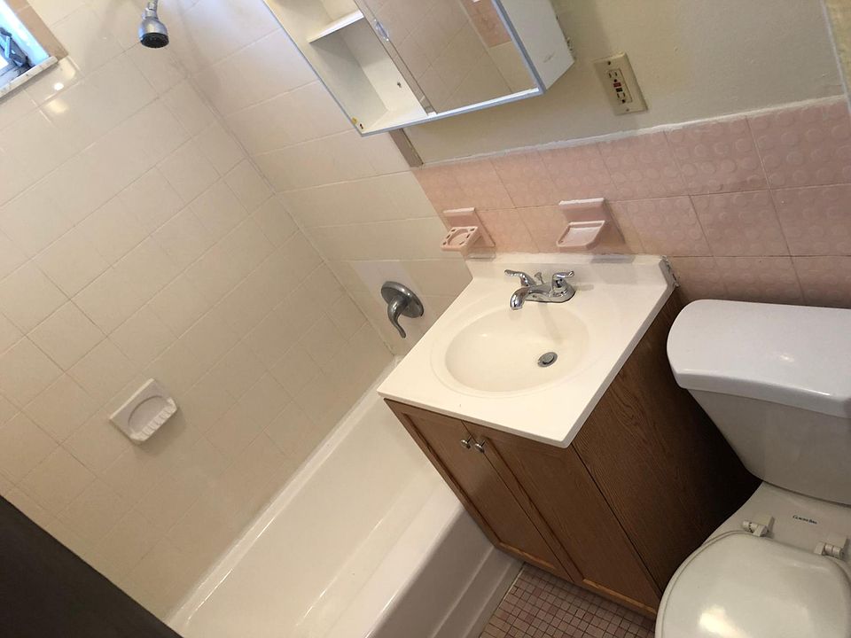 Brand new vanity, tub has been refinished. 