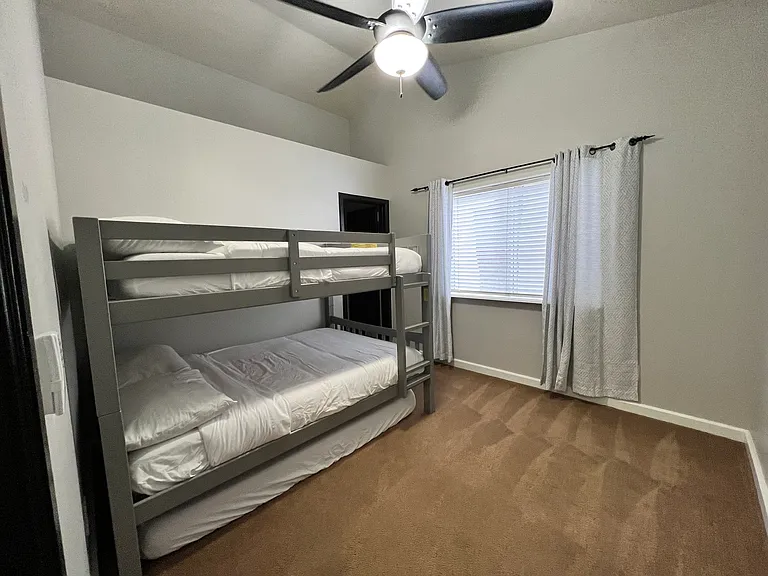 Bedroom #4. Full-size bunk beds with trundle.