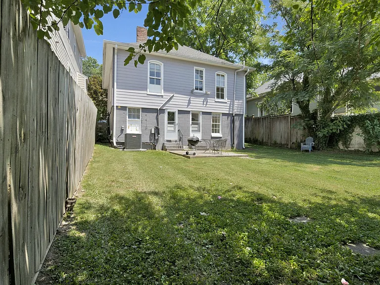 The backyard would be a shared, common area.