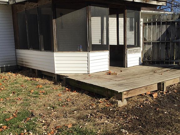 Back screened and covered porch