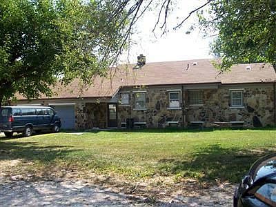 Rear of home