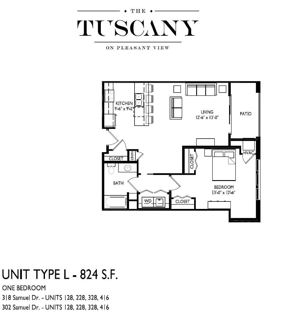 Floor plan Type L