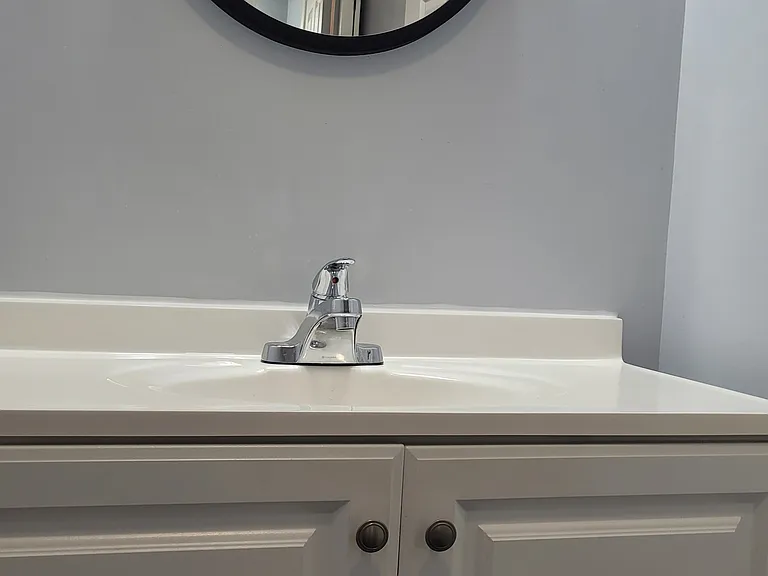 First floor powder room
