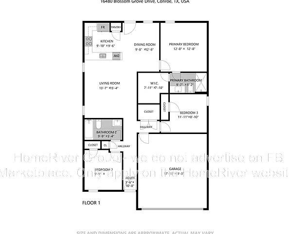 3 bed, 2.0 bath, 1260 sqft, $1,775 — Photo 2