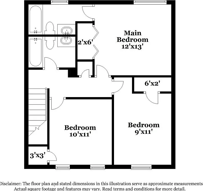 3 bed, 2.5 bath, 1248 sqft, $1,715 — Photo 3