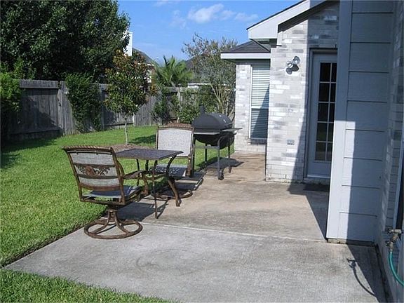 Back Patio waiting for the next BBQ